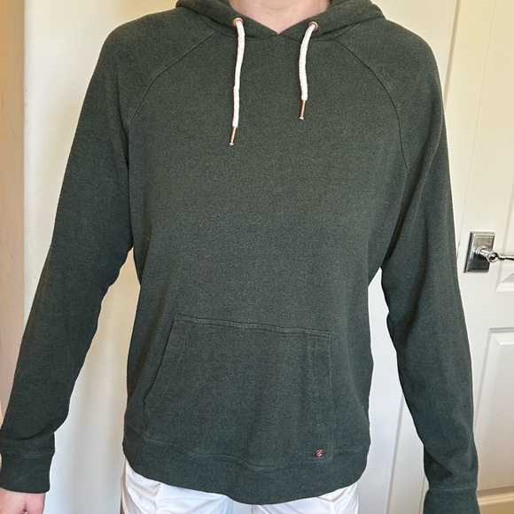 Gray Hoodie with White Drawstrings - Picture 2 of 3